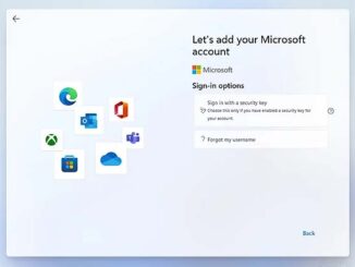 Windows 11 installation with Microsoft account