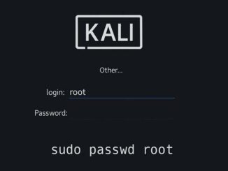 Enable the root user in Linux Kali