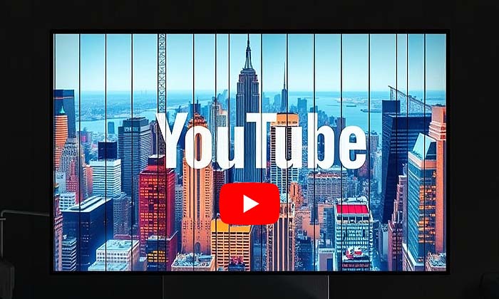 YouTube video with chapters displayed in the progress bar